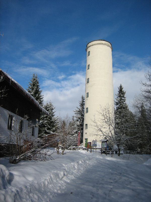 Libín s rozhlednou 1096 m.n.m.