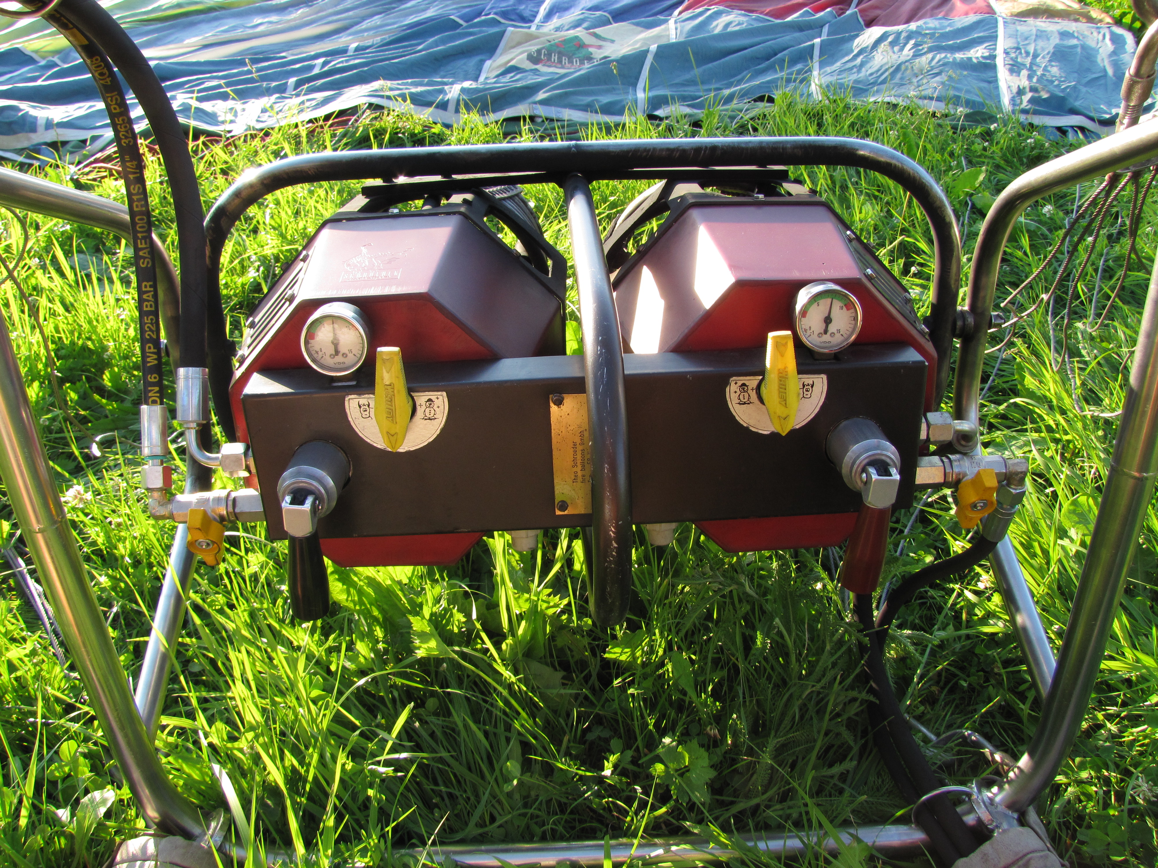 Ovládání hořáků